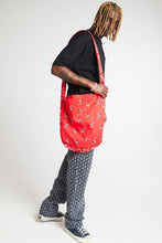 Load image into Gallery viewer, Red Bandana Print Bag