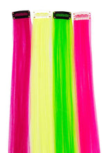 Load image into Gallery viewer, The Shrine Pack Of Four Neon Hair Extensions
