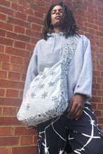 Load image into Gallery viewer, White Bandana Print Bag