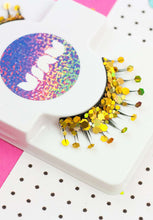 Load image into Gallery viewer, VIAV Gold Holographic Glitter Eyelashes
