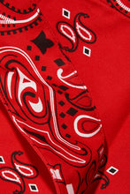 Load image into Gallery viewer, Red Bandana Print Bag