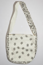 Load image into Gallery viewer, White Bandana Print Bag