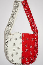 Load image into Gallery viewer, White Bandana Print Bag