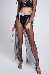 Diamante Mesh Trousers