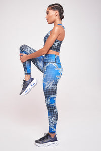 Heartbeat Print High Waist Leggings