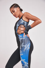 Load image into Gallery viewer, Heartbeat Print Cut Out Catsuit
