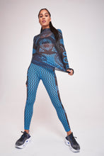 Load image into Gallery viewer, Astrology Checkerboard Print High Waist Leggings
