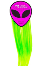 Load image into Gallery viewer, The Shrine Pack Of Four Neon Green Hair Extensions
