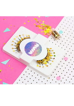Load image into Gallery viewer, VIAV Gold Holographic Glitter Eyelashes
